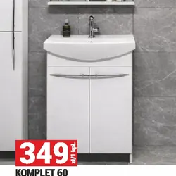 Komplet 60 szafka + umywalka