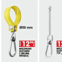Mocowanie huśtawki z obejmą okrągłą