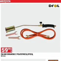 PALNIK DEKARSKI Z POJEDYNCZĄ DYSZĄ