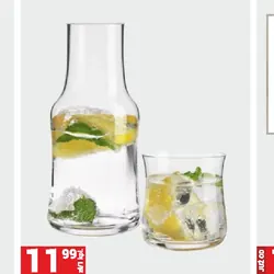 Karafka ze szklanką