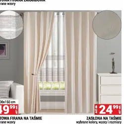 ZASŁONA NA TAŚMIE