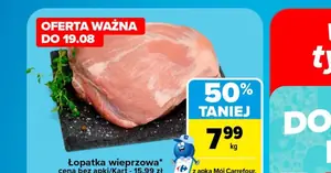 Mięso za pół ceny? Łopatka wieprzowa w Carrefour za 7,99 zł — przepisy i jak zamrozić, by starczyło na miesiąc
