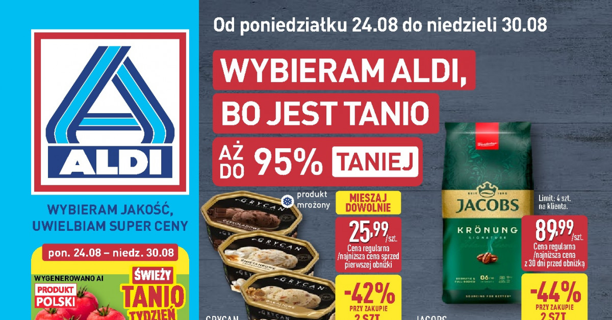 Filet z mintaja za 4,99 zł — najlepszy składnik na tani obiad z gazetki Aldi