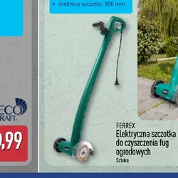 Elektryczna szczotka do czyszczenia fug ogrodowych