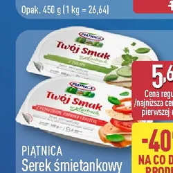 Serek śmietankowy Twój Smak w plastrach