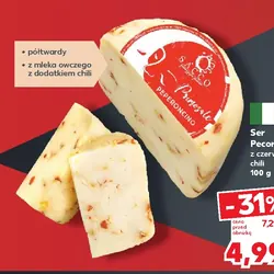 Ser Pecorino z czerwonym chili
