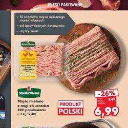 Mięso mielone z nogi z kurczaka