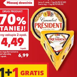 Président Ser Camembert lub Brie