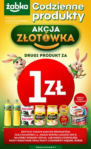 Gazetka Żabka spożywcza (25.03-07.04)