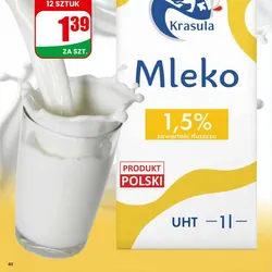 Mleko UHT 1,5% Krasula
