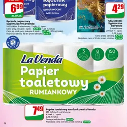 Papier toaletowy rumiankowy LaVenda