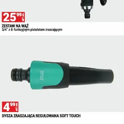 DYSZA ZRASZAJĄCA REGULOWANA SOFT TOUCH