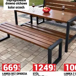 ŁAWKA BEZ OPARCIA