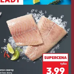 Dorsz czarny filet bez skóry