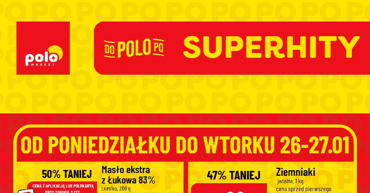 Nowa gazetka POLOmarket (26–27.01): Zobacz 7 hitów, które obniżą twój rachunek już dziś!