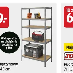 Regał magazynowy 90x180x45 cm