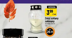 Znicz szklany zalewany za 3,99 zł w POLOmarket? Taka cena to hit tej gazetki!