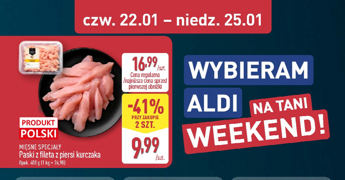 Łosoś pacyficzny XXL za 4,99 zł — najlepsza rybna okazja tygodnia w Aldi!