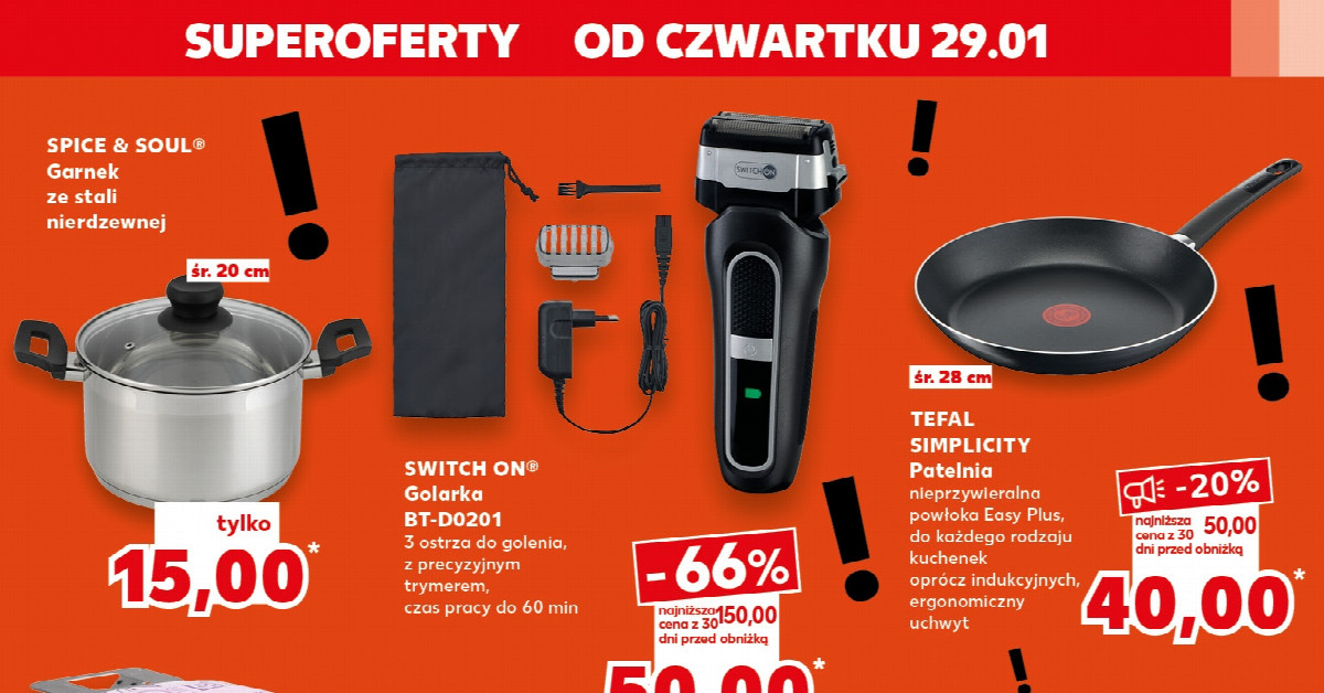 Golarka SWITCH ON z 150 zł na 50 zł! Największa „przecena tygodnia” w Kauflandzie – czy to najlepszy moment na zakup?
