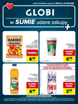 Gazetka Globi w SUMIE udane zakupy