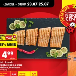 Filet z łososia atlantyckiego, porcja rodzinna