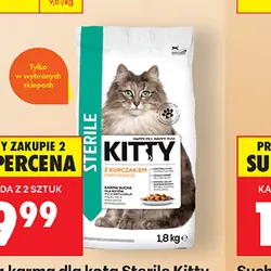 Sucha karma dla kota Sterile Kitty, 1,8 kg