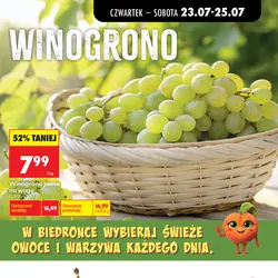 Winogrono jasne na wagę