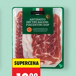 Antipasto dei tre salumi piacentini DOP Gusto Bello