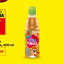 Kubuś Play! jabłko-malina Woda&Owoce, 400 ml