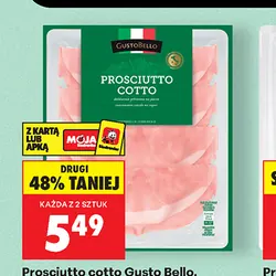 Prosciutto cotto Gusto Bello, 100 g