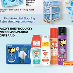 Produkty przeciw owadom OFF! i Raid
