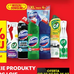 Produkty Domestos i Cif