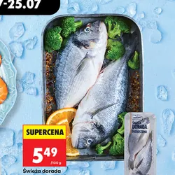 Świeża dorada patroszona Marinero