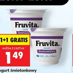 Jogurt śmietankowy Fruvita