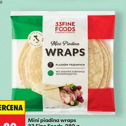 Mini piadina wraps 33 Fine Foods