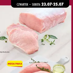 Schab wieprzowy bez kości pakowany próżniowy