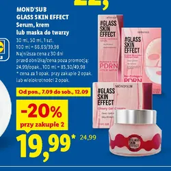 Serum, krem lub maska do twarzy Mond'sub Glass Skin Effect