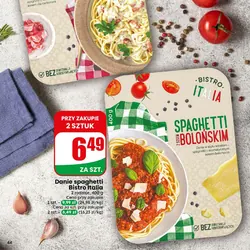 Danie spaghetti Bistro Italia