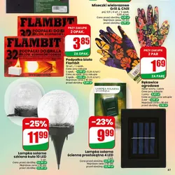 Lampka solarna ścienna prostokątna 4 LED