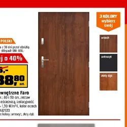 Drzwi zewnętrzne Faro
