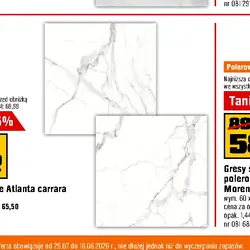 Gresy szkliwione Atlanta carrara