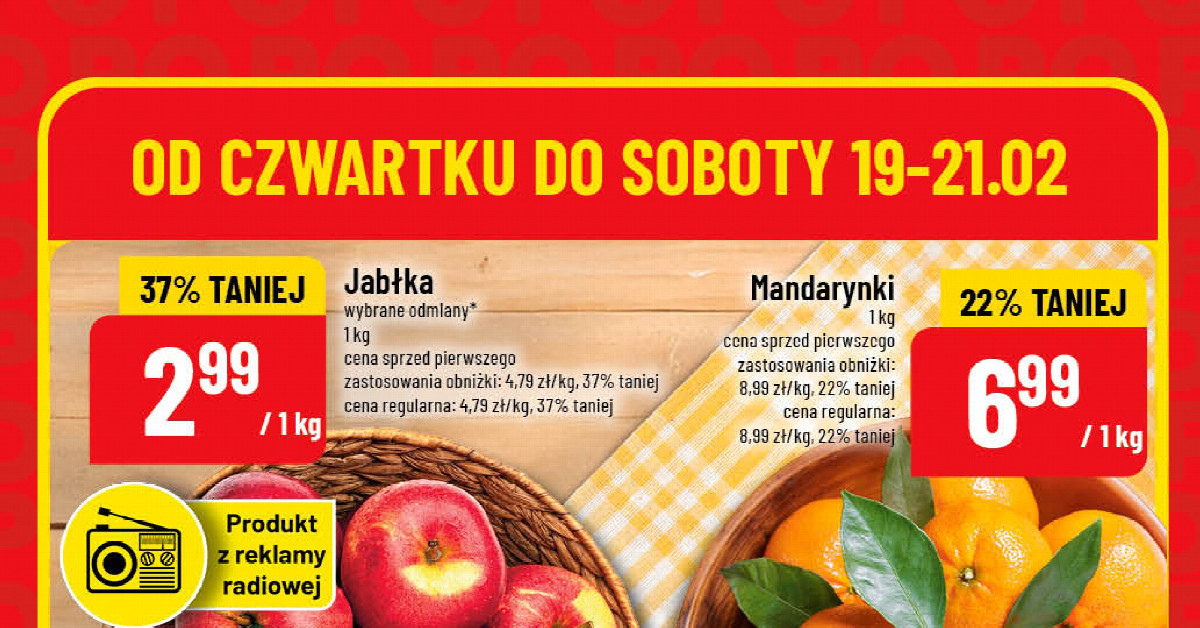 TOP promocje z POLOmarket 20–21.02: 8 okazji, które musisz wykorzystać — od jabłek po żeberka!