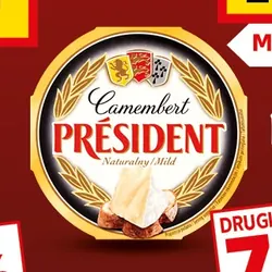Président Ser Brie lub Camembert