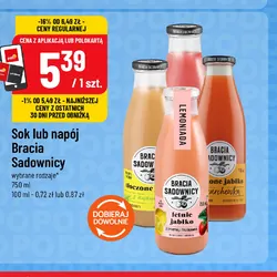Sok lub napój Bracia Sadownicy