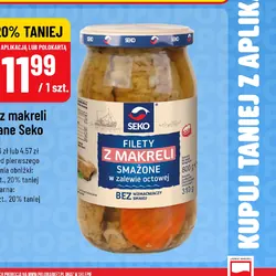 Filety z makreli opiekane Seko