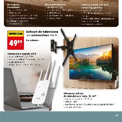 Uchwyt do telewizora lub wzmacniacz Wi-Fi