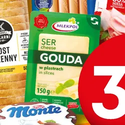 Ser Gouda w plastrach