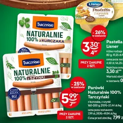 Parówki Naturalnie 100% Tarczyński