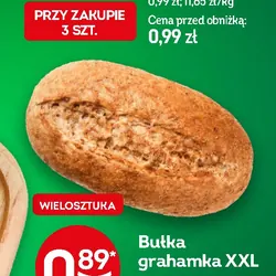 Bułka grahamka XXL