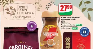Kawa Nescafé Crema tańsza o 12 zł w Dino — idealny moment na zapas!